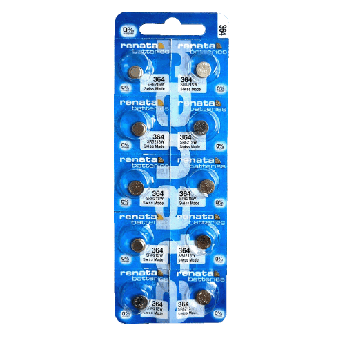 Silver Oxide Button Cell Battery (10 Pcs/Card)